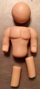 Khal Drogo Polymer Clay Step 3