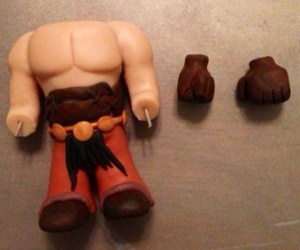 Khal Drogo Polymer Clay Step 9