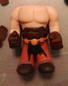 Khal Drogo Polymer Clay Step 10