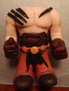 Khal Drogo Polymer Clay Step 11