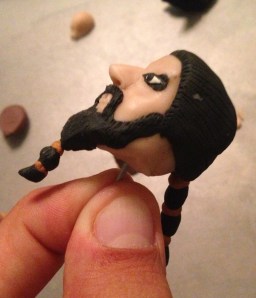 Khal Drogo Polymer Clay Step 17