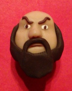 Robert Baratheon in Polymer Clay step-by-step guide