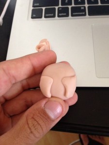 Gregor Clegane Face Clay 1