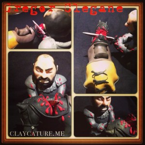 Gregor Clegane from Game of Thrones in polymer clay
