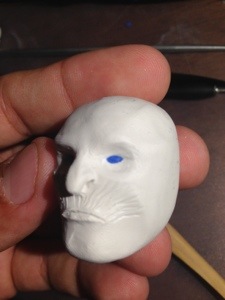 making white walker in clay