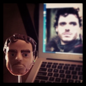 Rob Stark Head in Clay