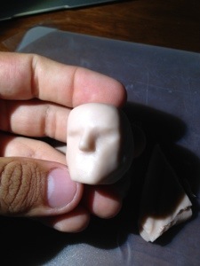 Robb Face in Clay