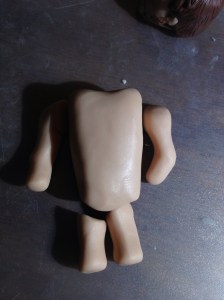 Robb Stark Miniature in Polymer Clay step 1