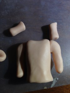 Robb Stark body in Polymer Clay