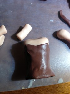 Robb Stark top armor in Polymer Clay