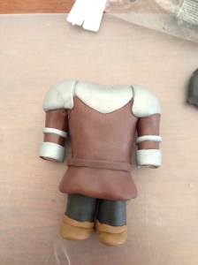 Robb Stark armor in Polymer Clay
